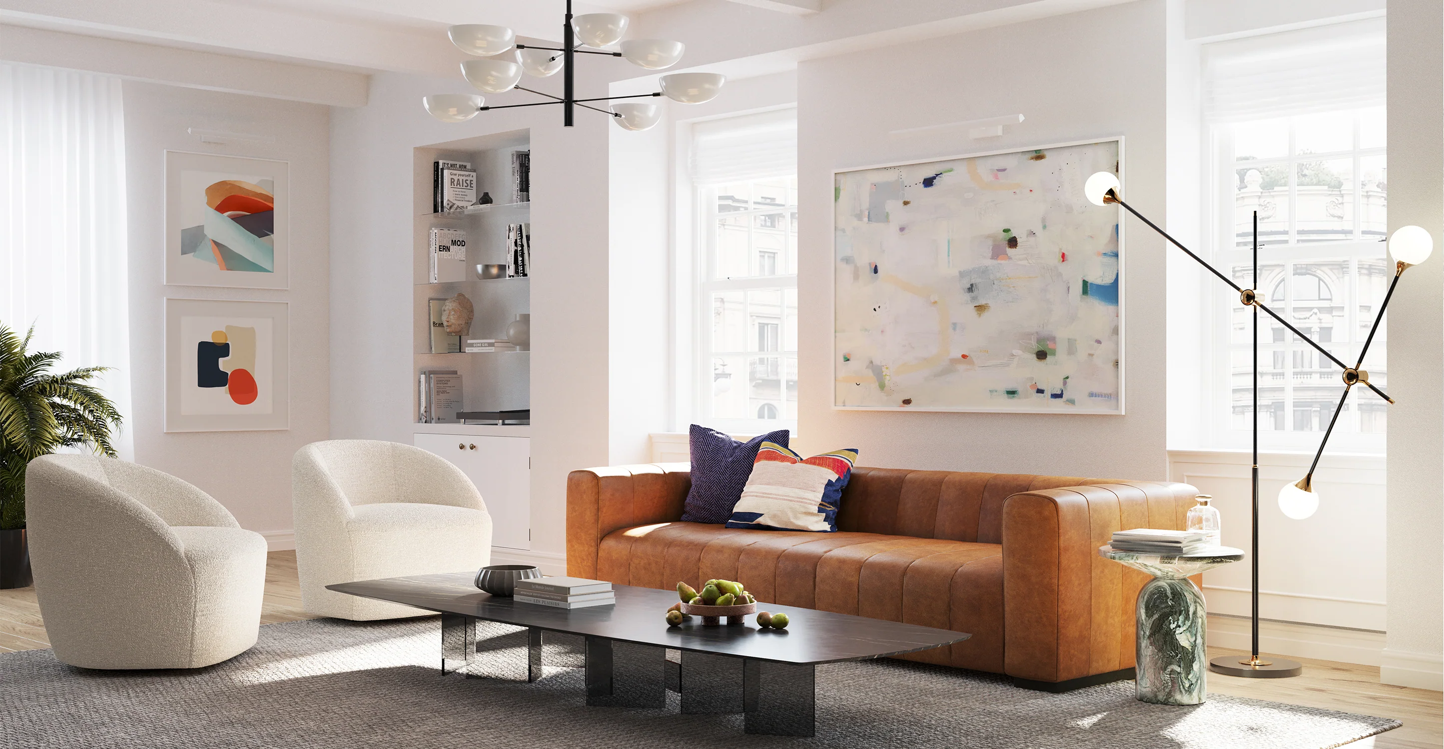 Alma Swivel Lounge Chair - Image 3