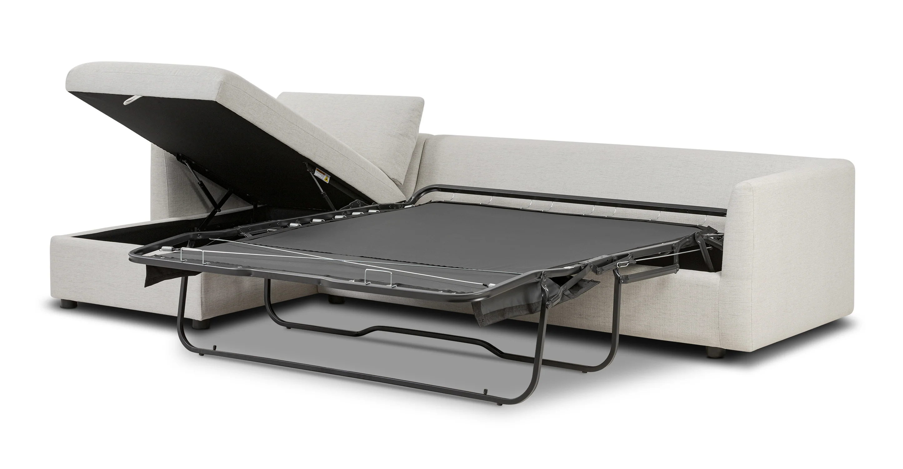 Argos Left-Facing Sleeper Sectional Sofa Bed - Image 22