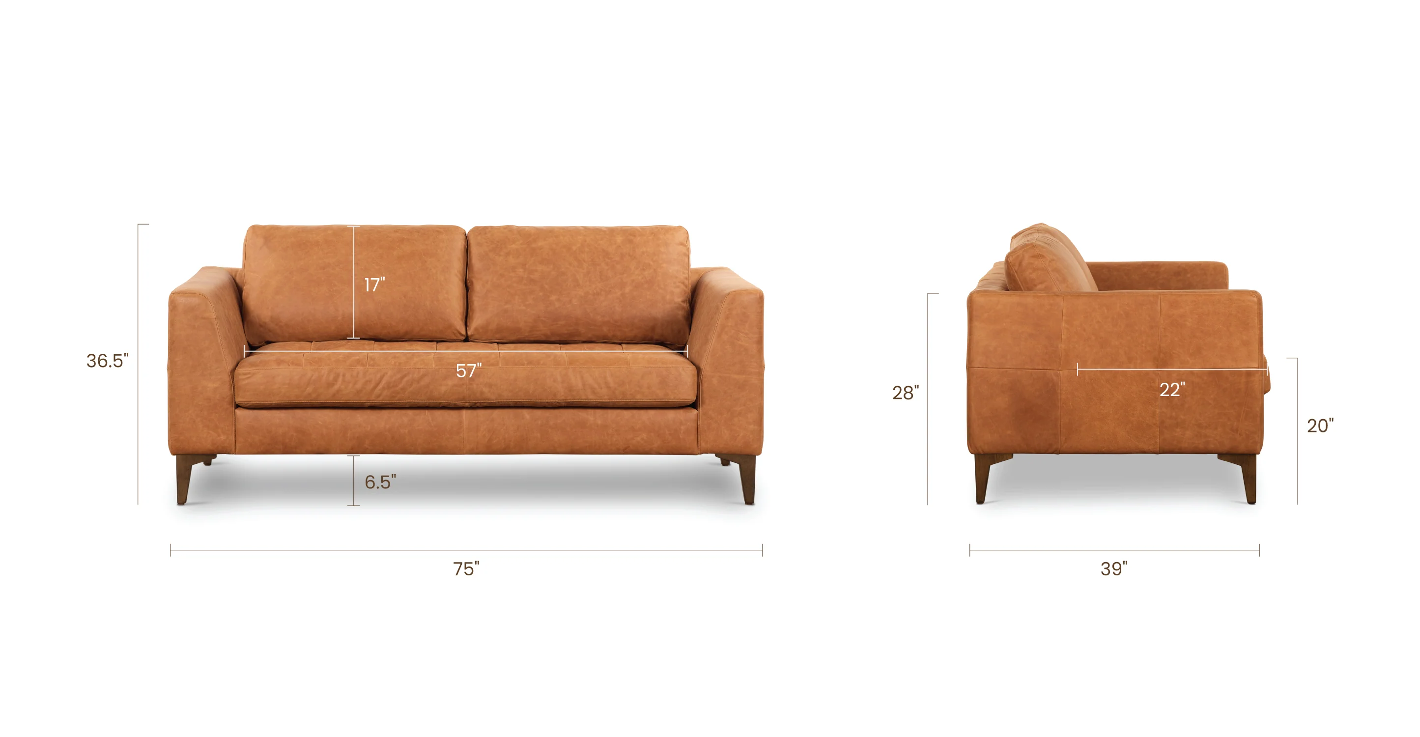 Calle 75" Apartment Sofa - Image 19