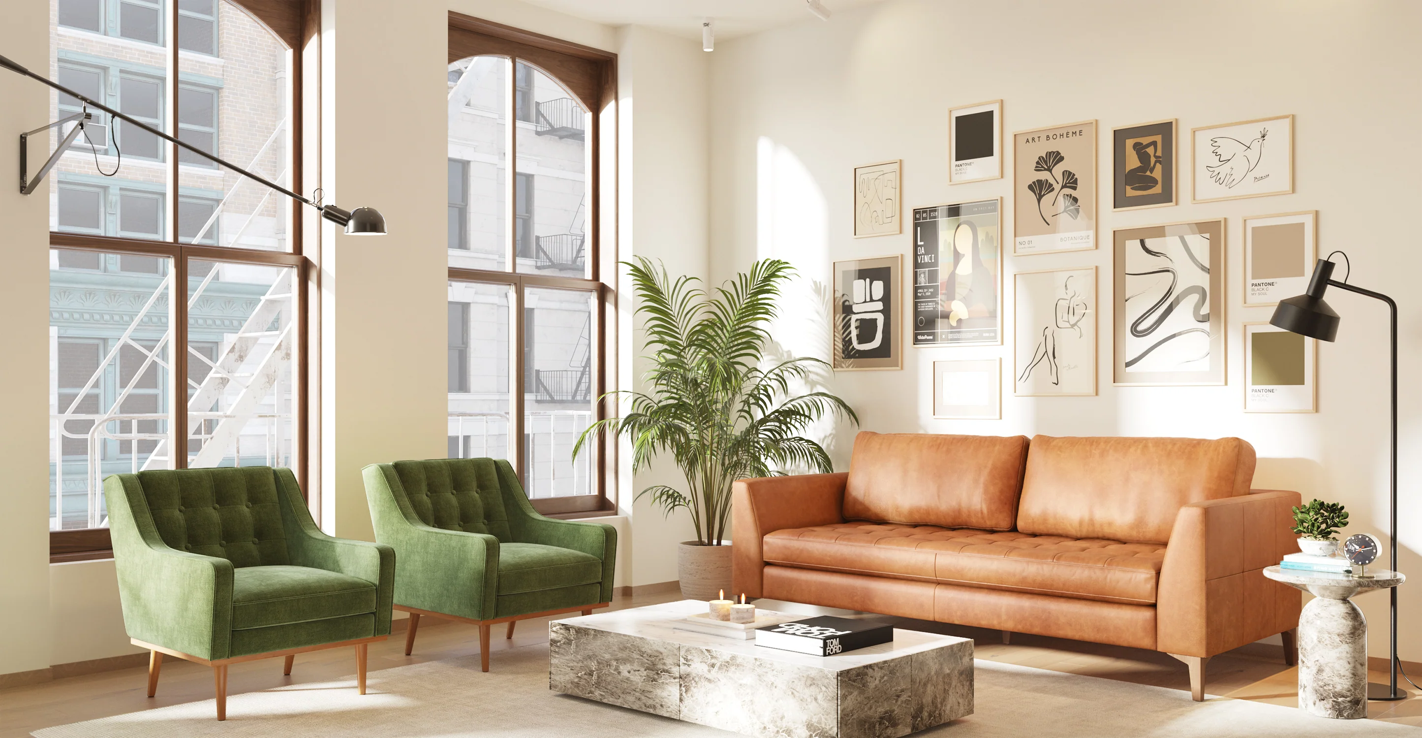 Calle 90" Sofa - Image 3