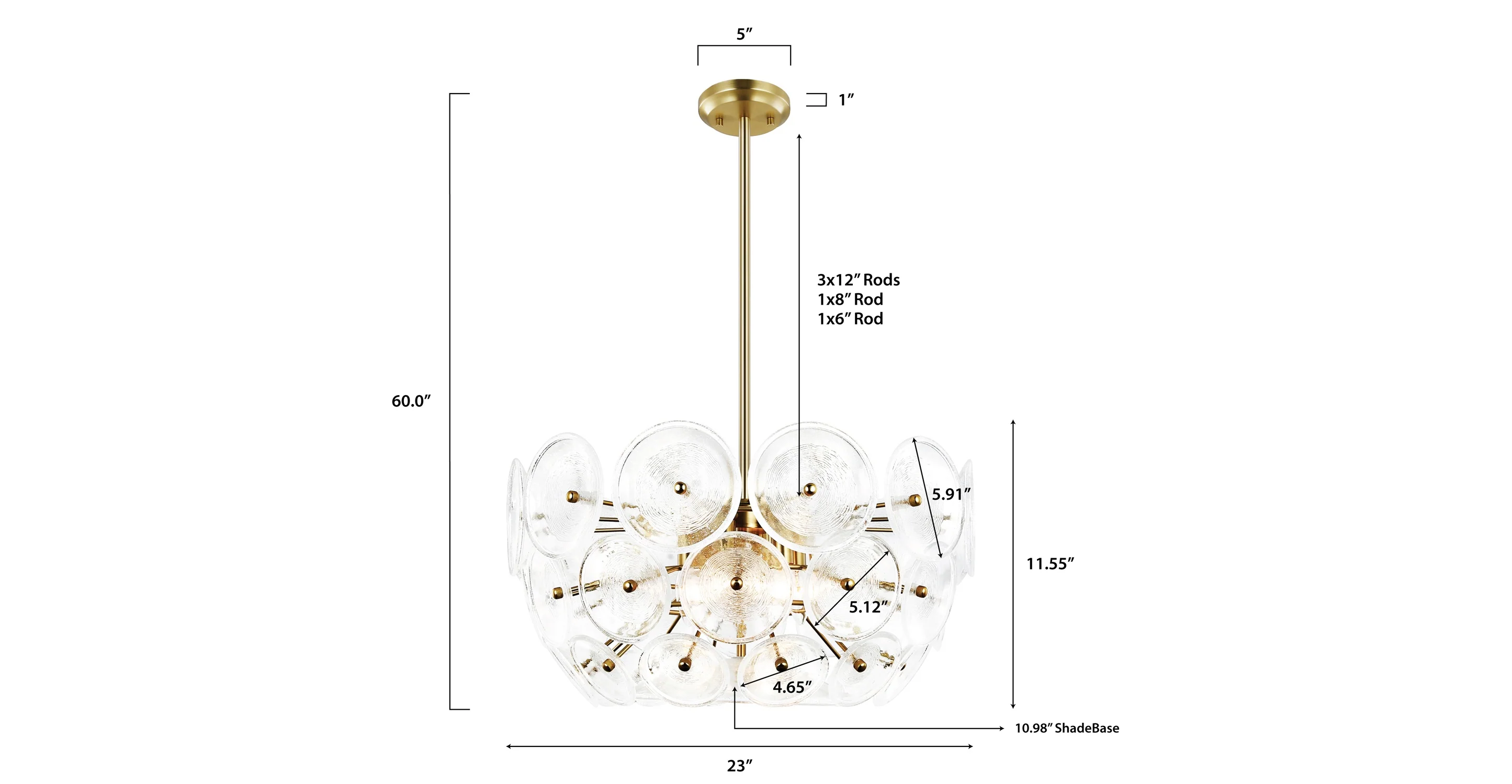 Chambery 6-Light Chandelier - Image 11