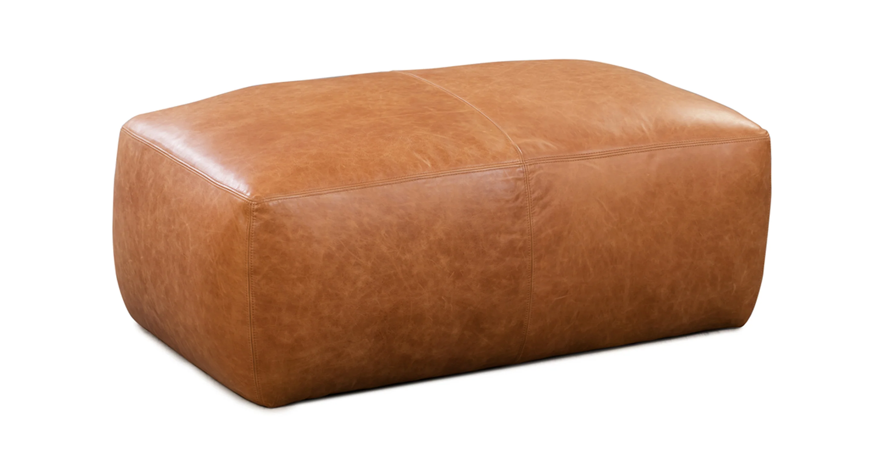 Denver Leather Ottoman - Image 10