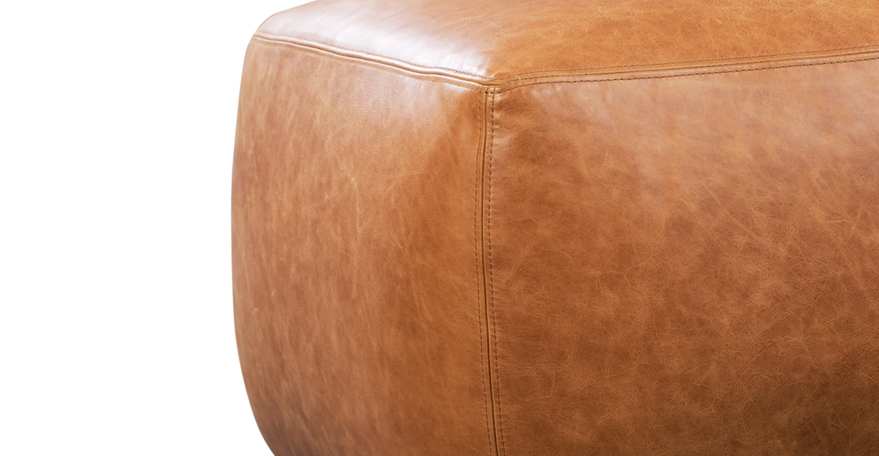 Denver Leather Ottoman - Image 11