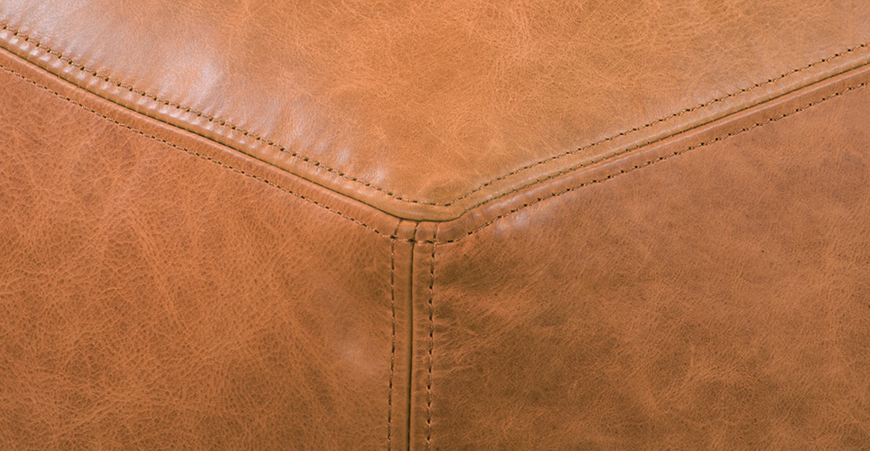 Denver Leather Ottoman - Image 12