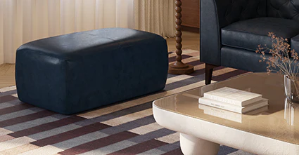 Denver Leather Ottoman - Image 57