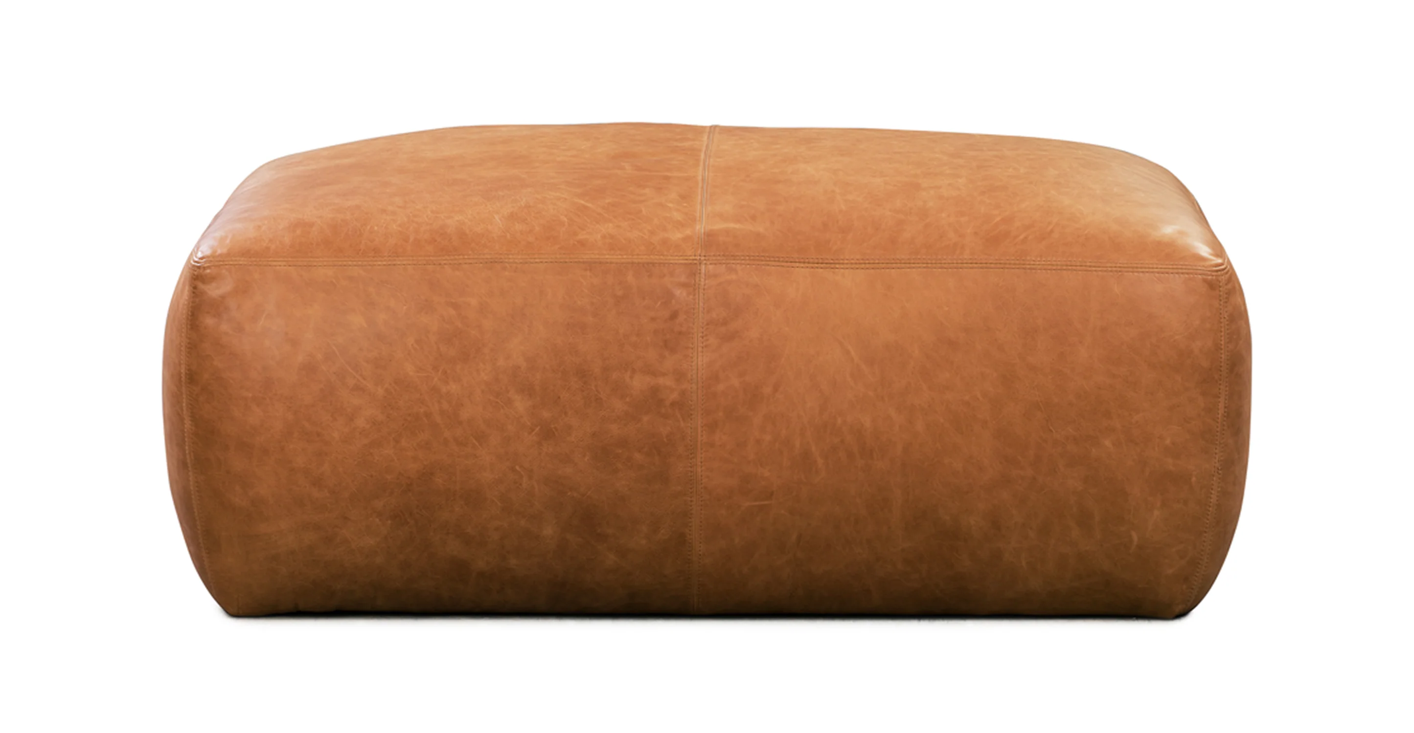 Denver Leather Ottoman - Image 7