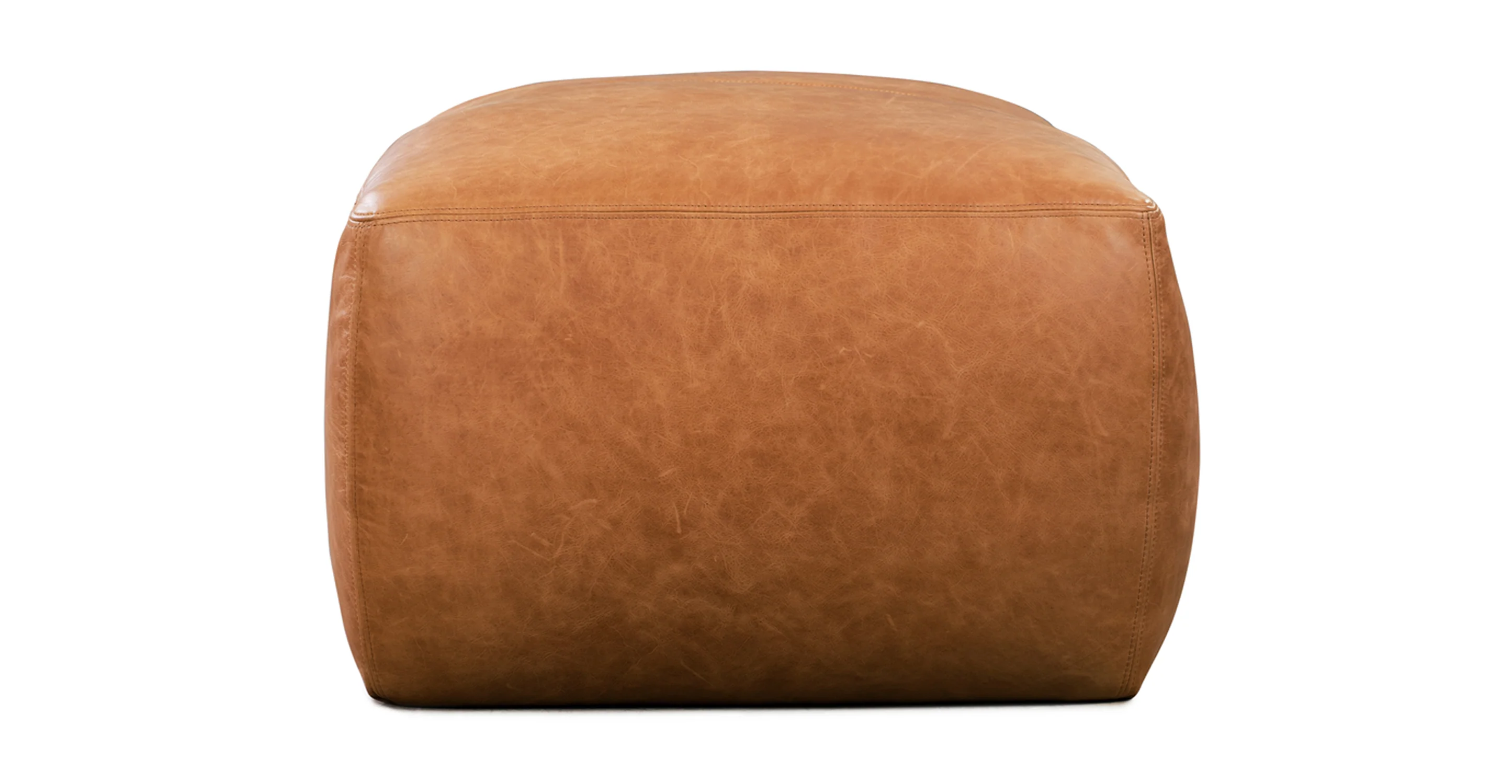 Denver Leather Ottoman - Image 8