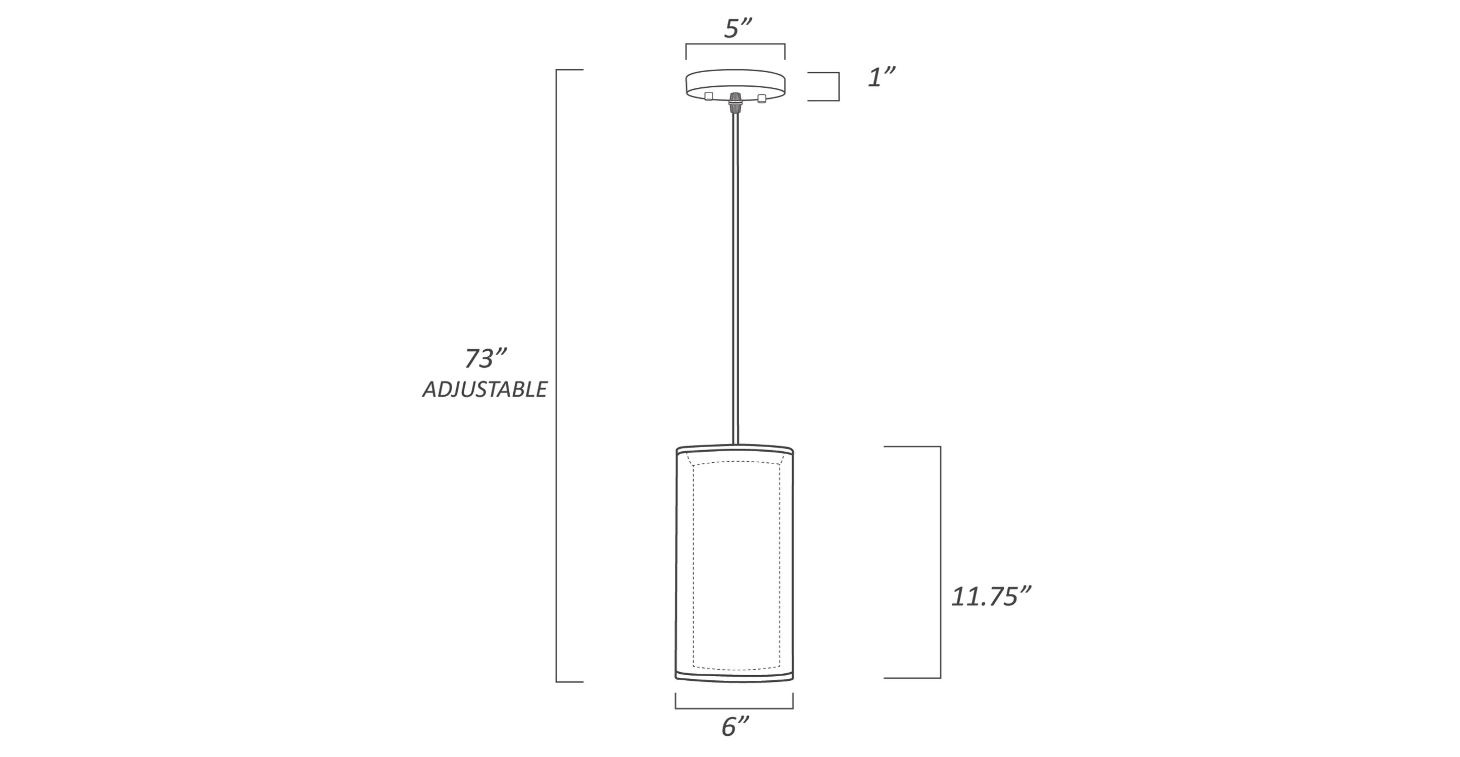 Medio White Inner Pendant - Image 10