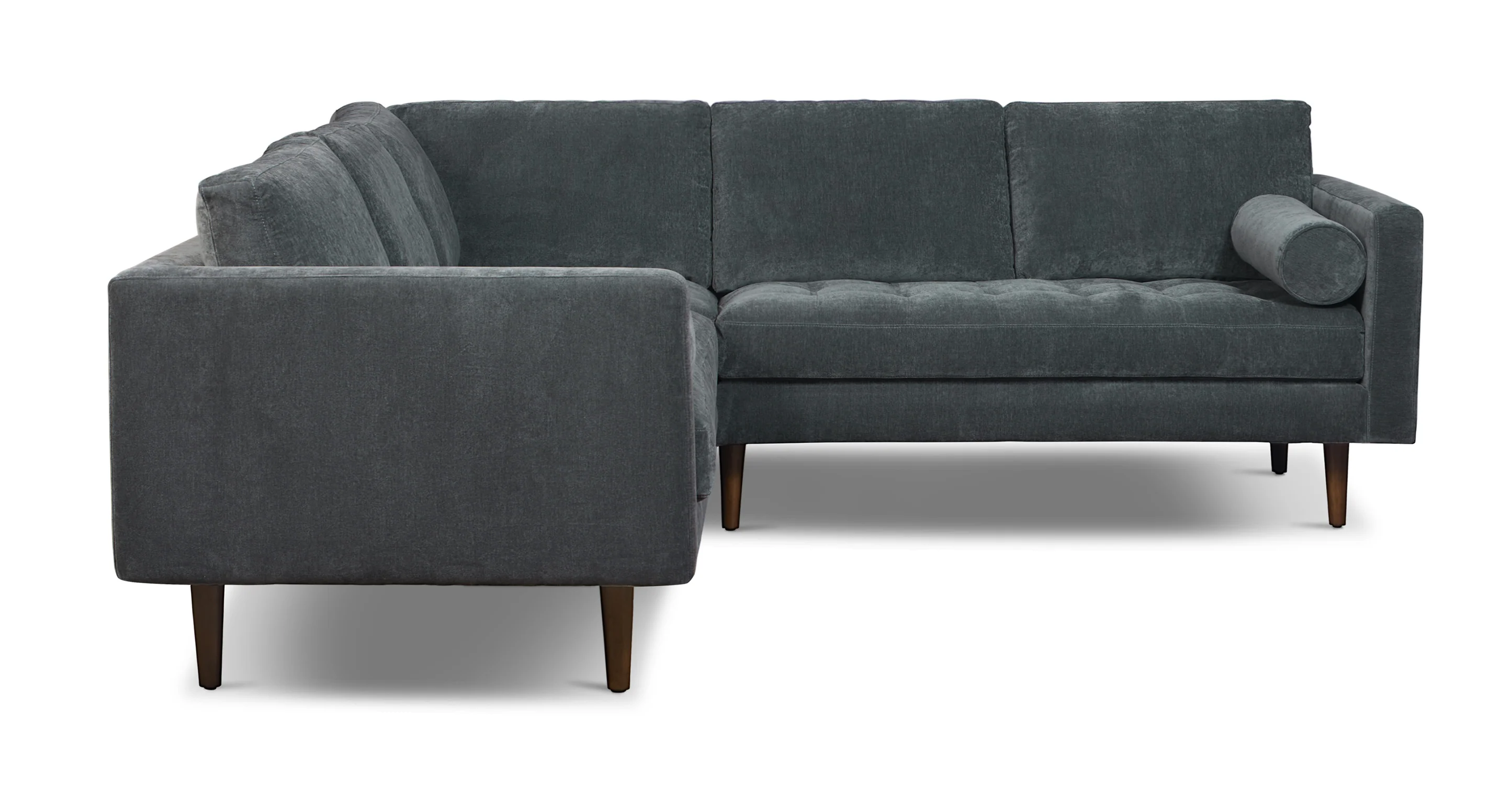 Napa Velvet Corner Sectional Sofa - Image 19