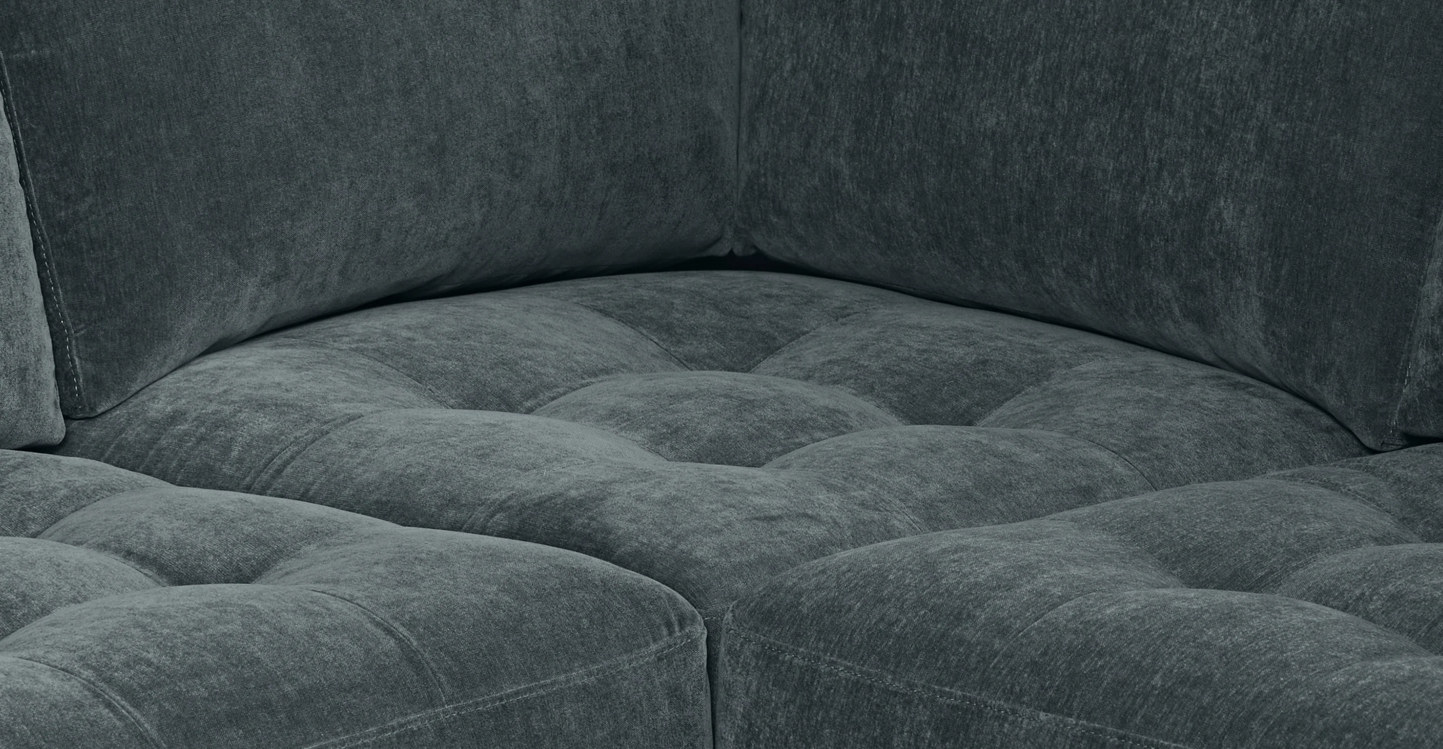 Napa Velvet Corner Sectional Sofa - Image 26