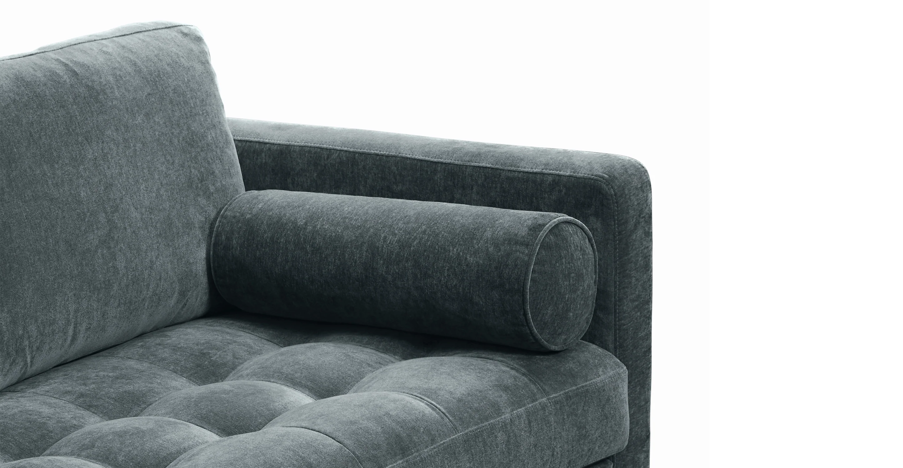 Napa Velvet Corner Sectional Sofa - Image 27