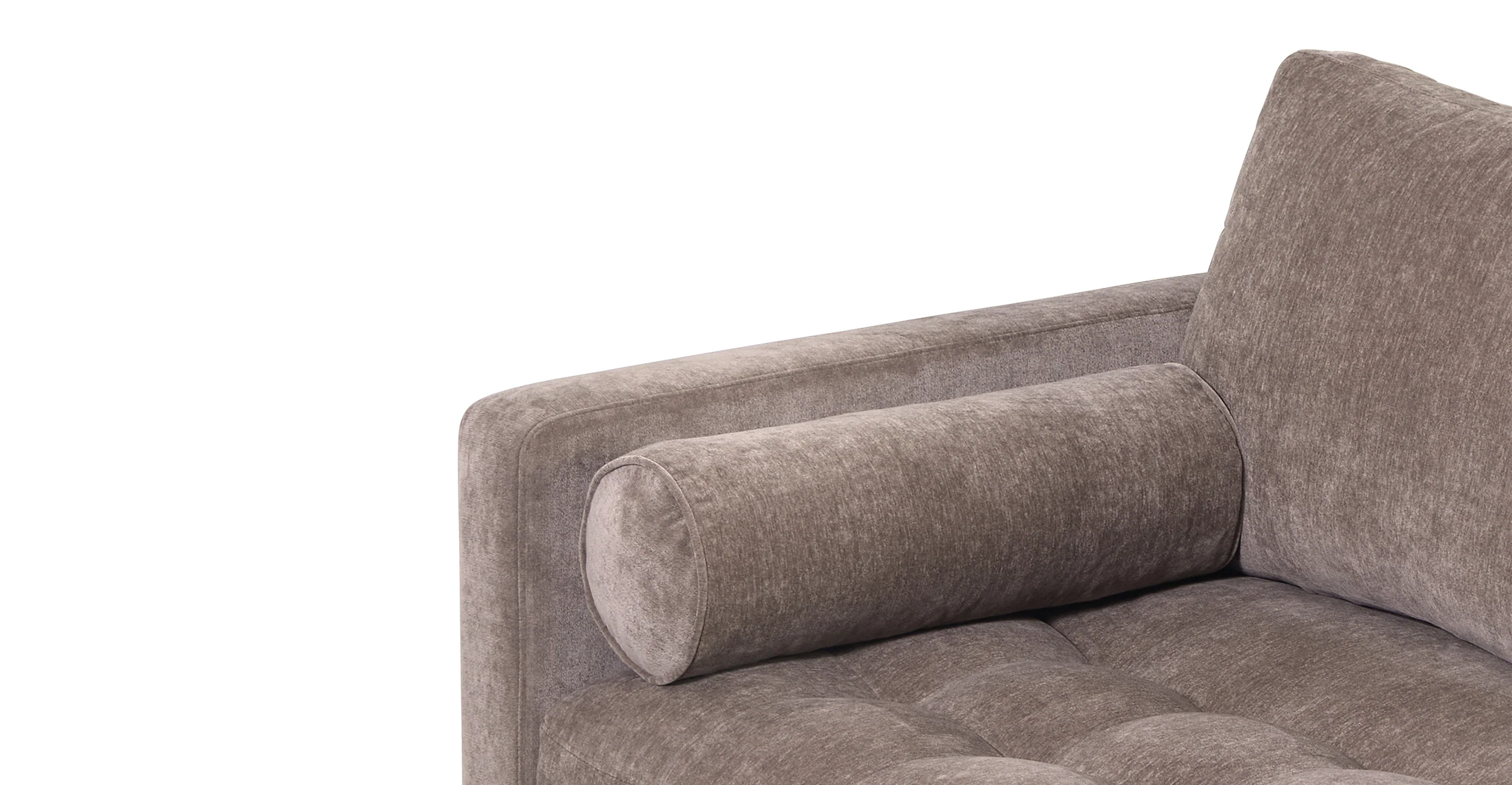 Napa Velvet Corner Sectional Sofa - Image 38