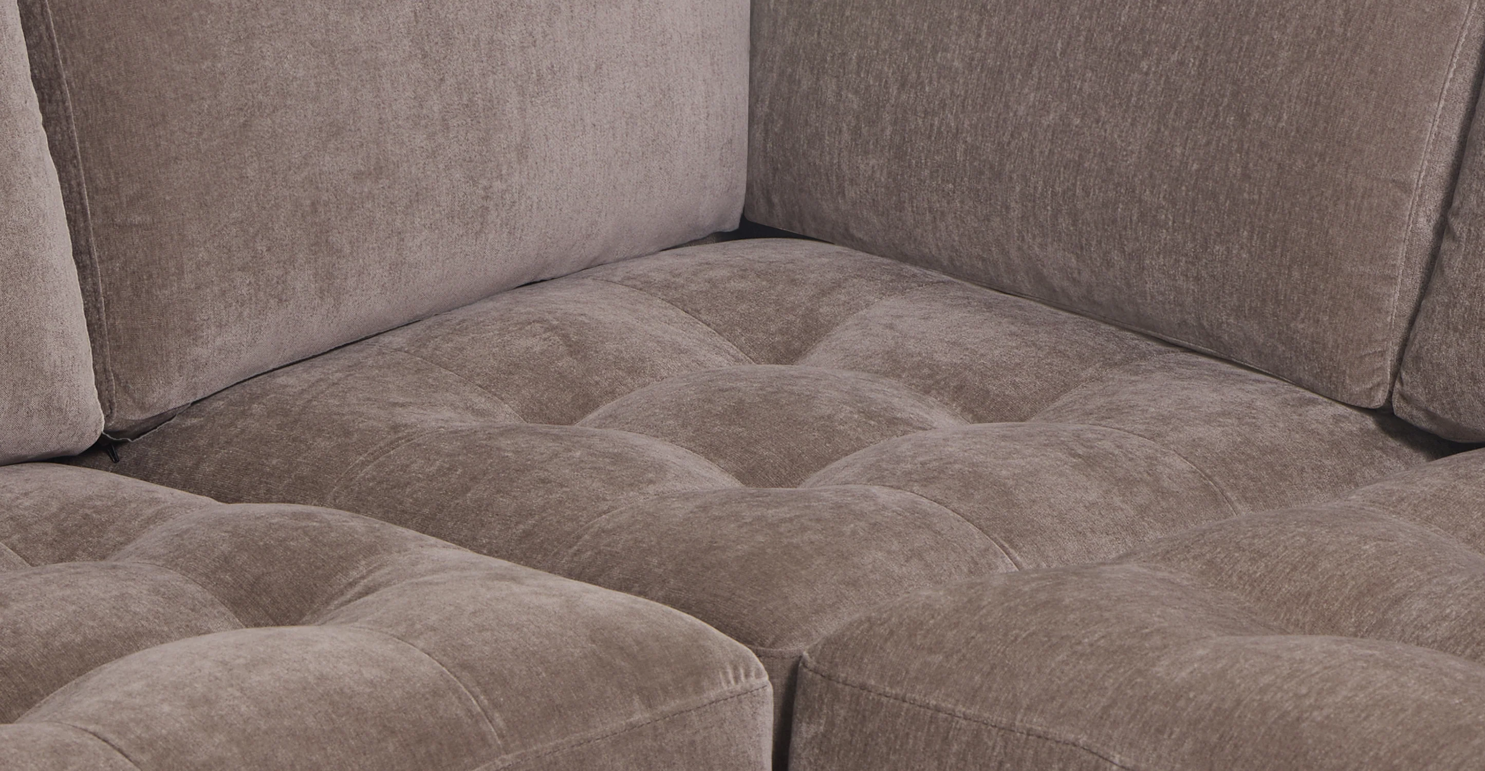 Napa Velvet Corner Sectional Sofa - Image 41