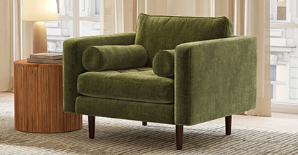 Napa Velvet Lounge Chair - Image 26