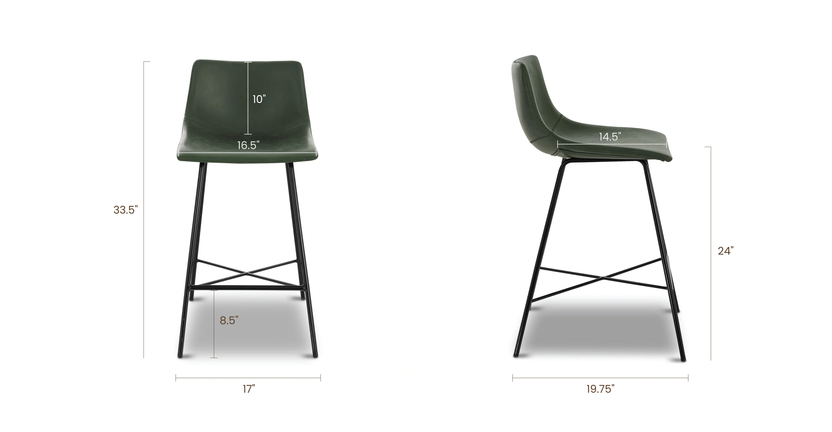 Paxton 24” Counter Height Stool - Image 73