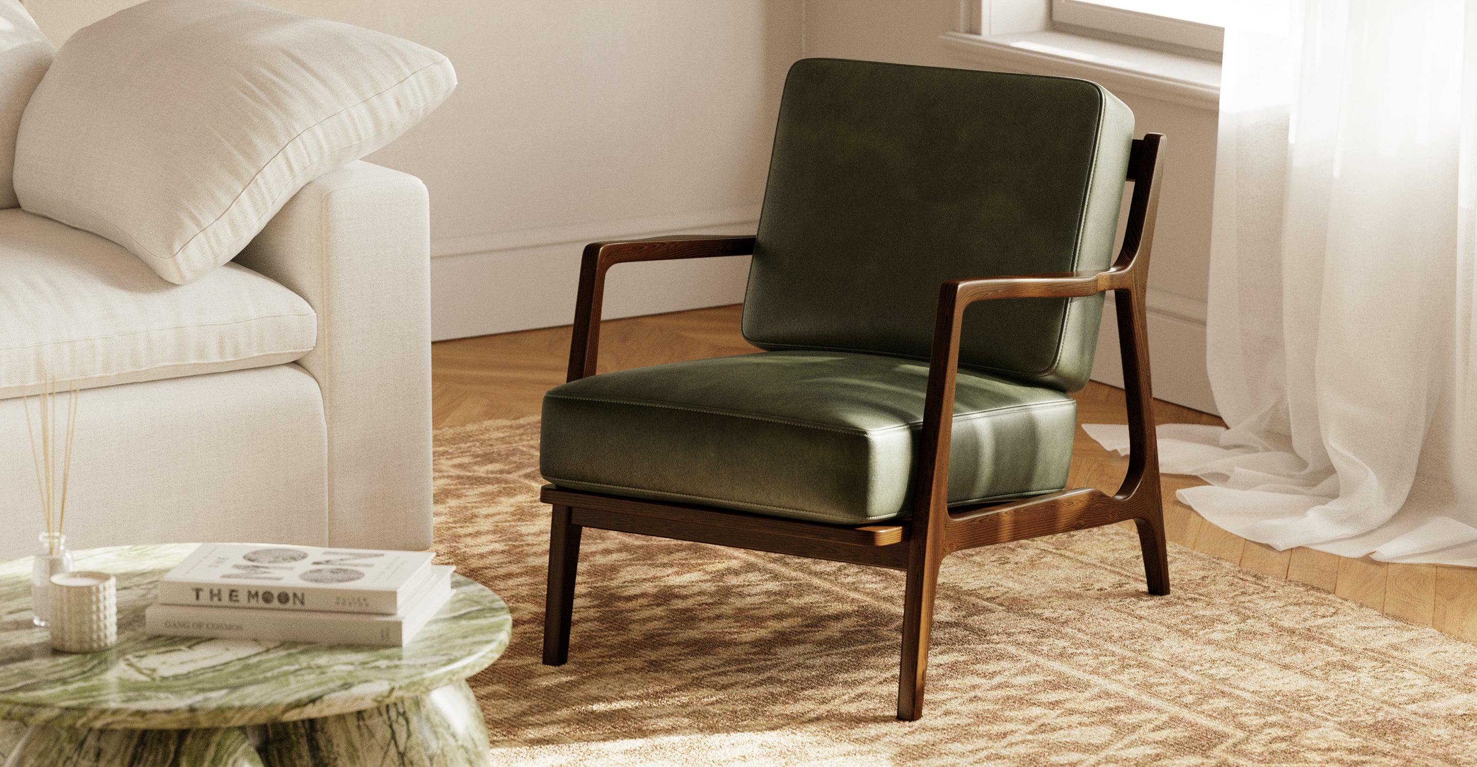 Verity Leather Lounge Chair - Image 100