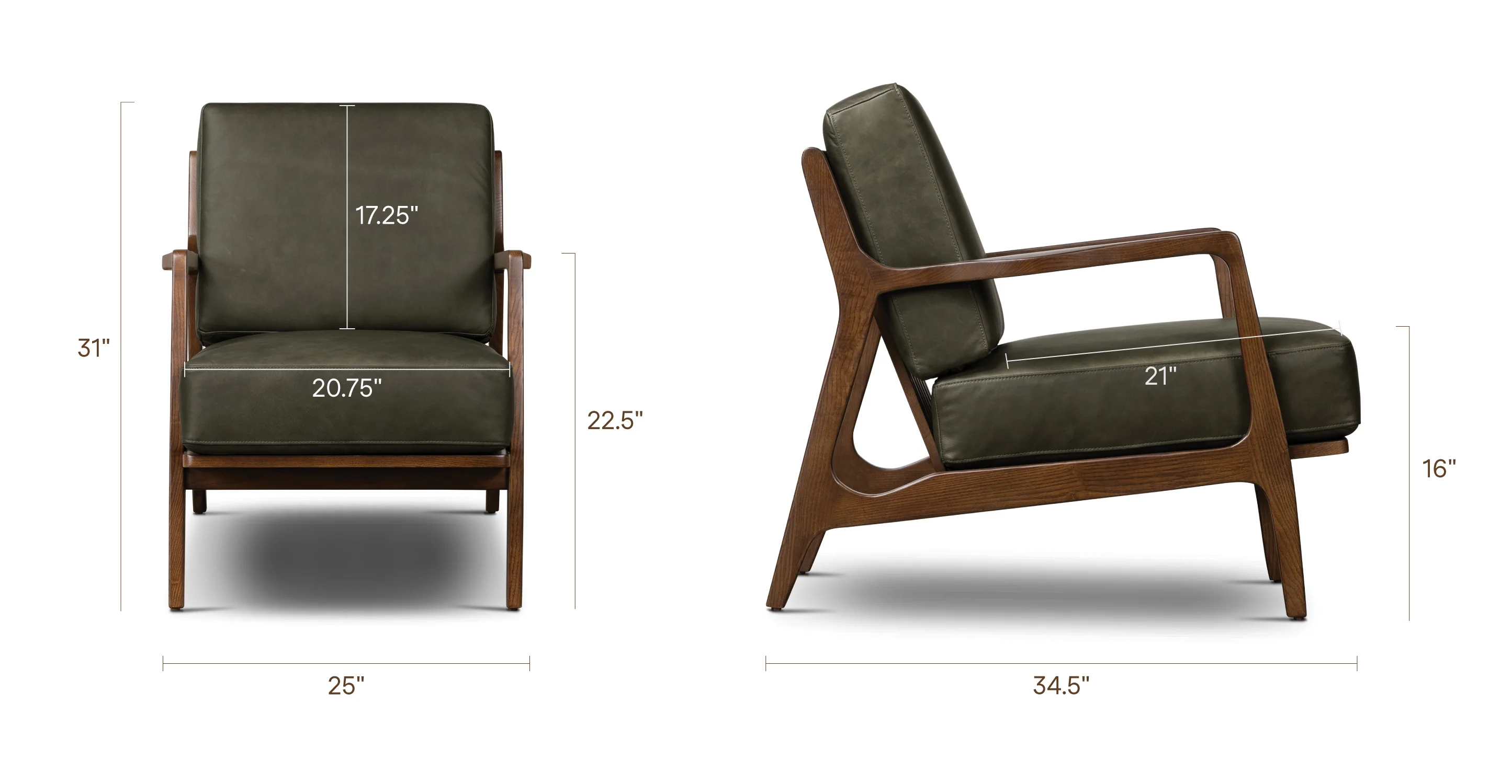 Verity Leather Lounge Chair - Image 111