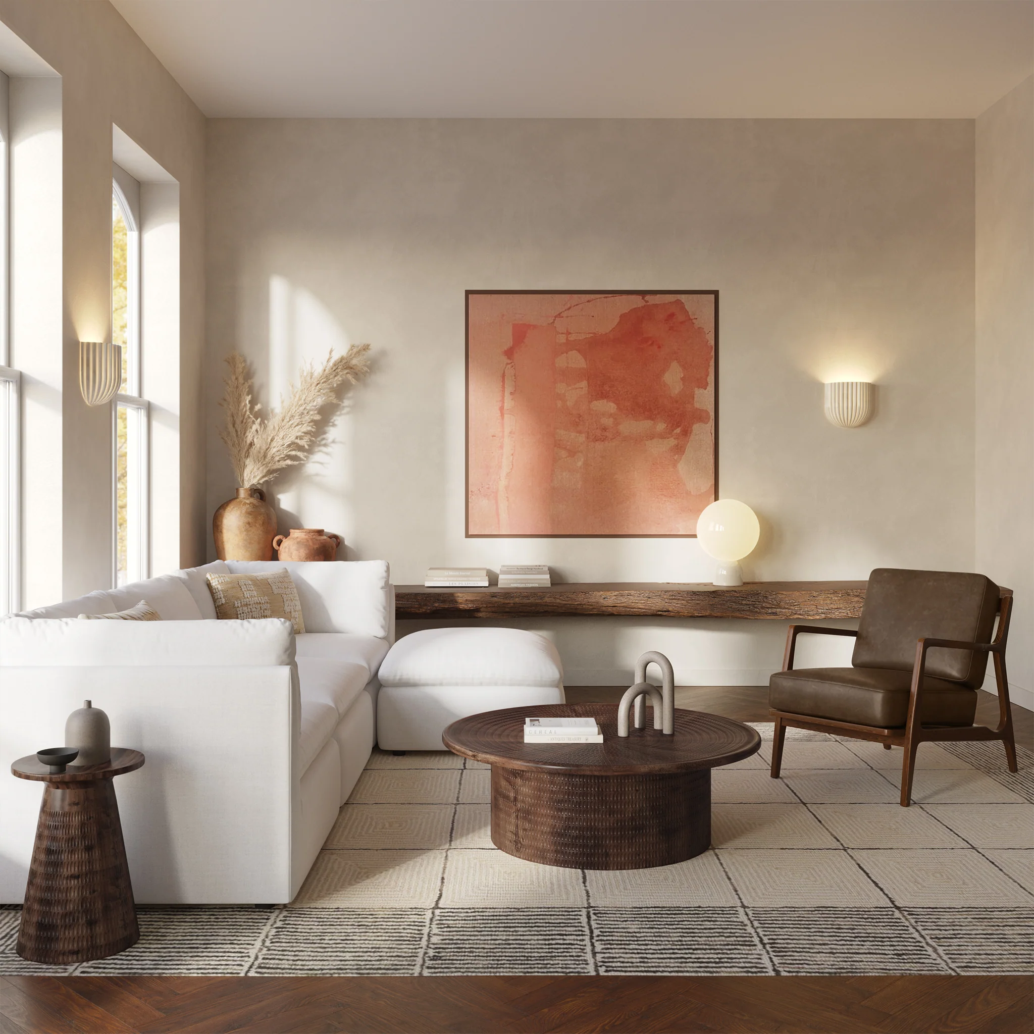 Verity Leather Lounge Chair - Image 123