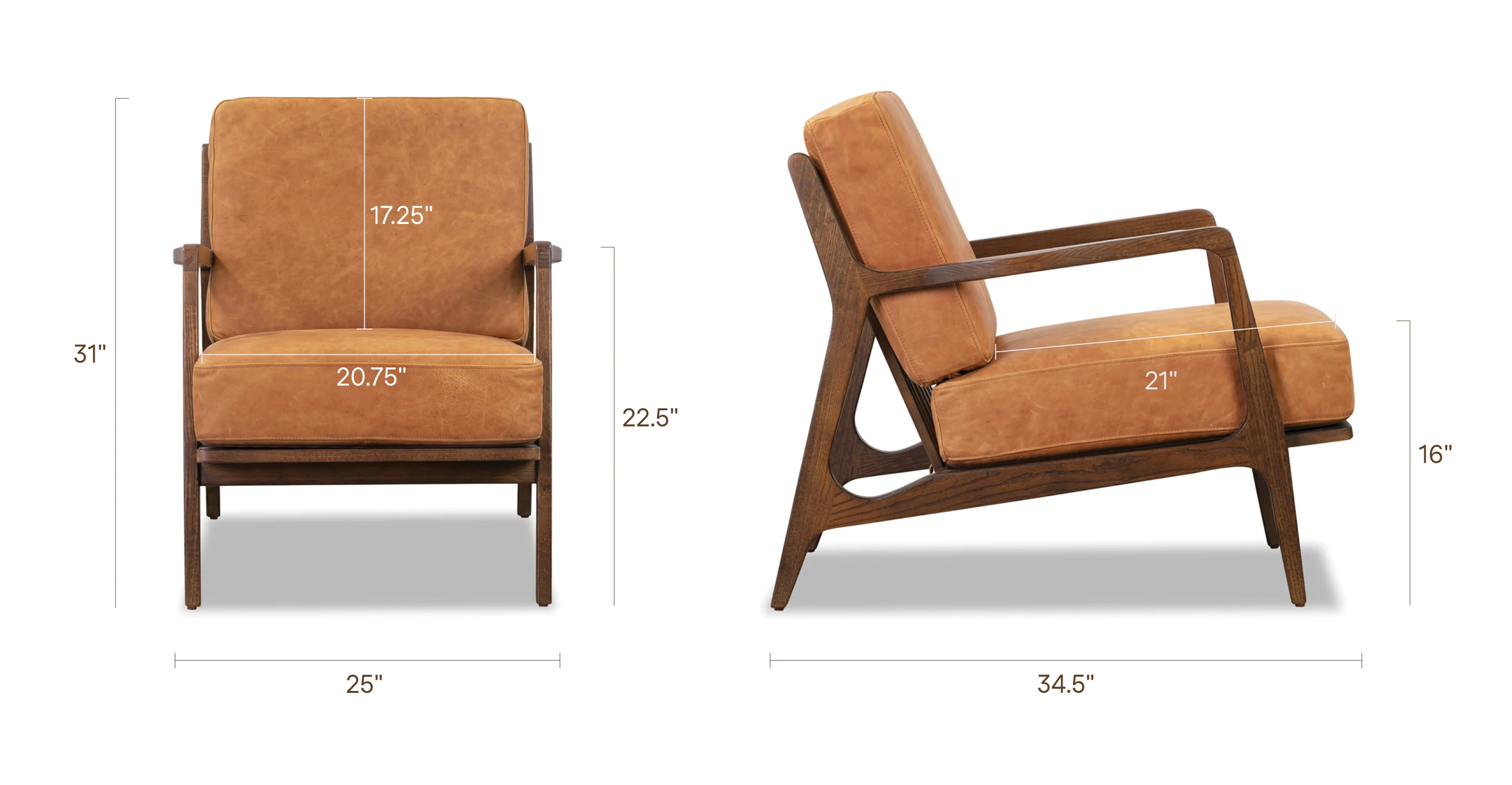 Verity Leather Lounge Chair - Image 28