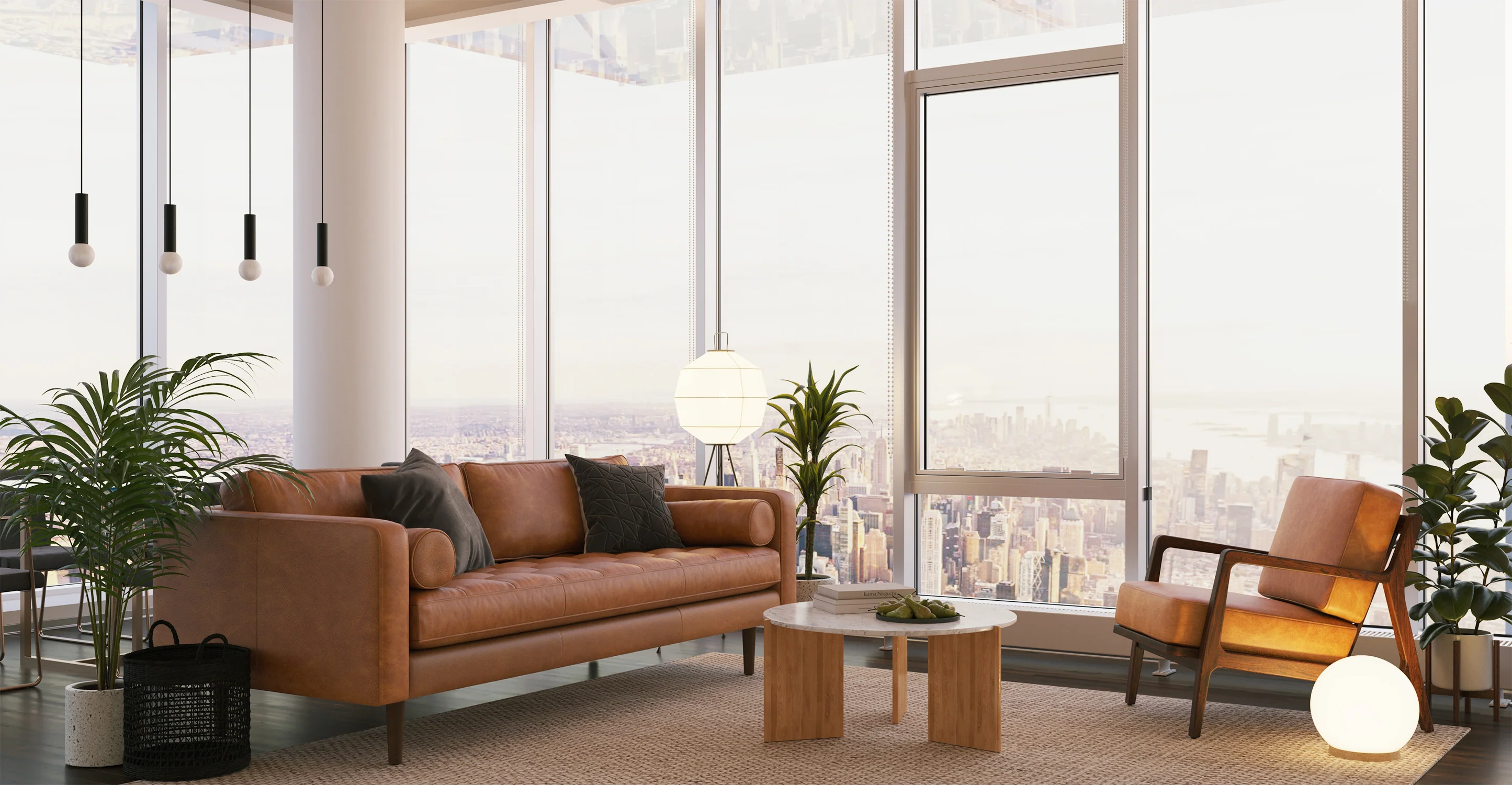 Verity Leather Lounge Chair - Image 4