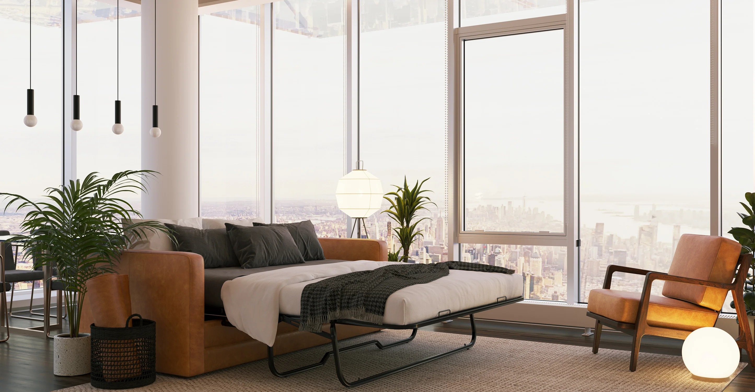 Verity Leather Lounge Chair - Image 5