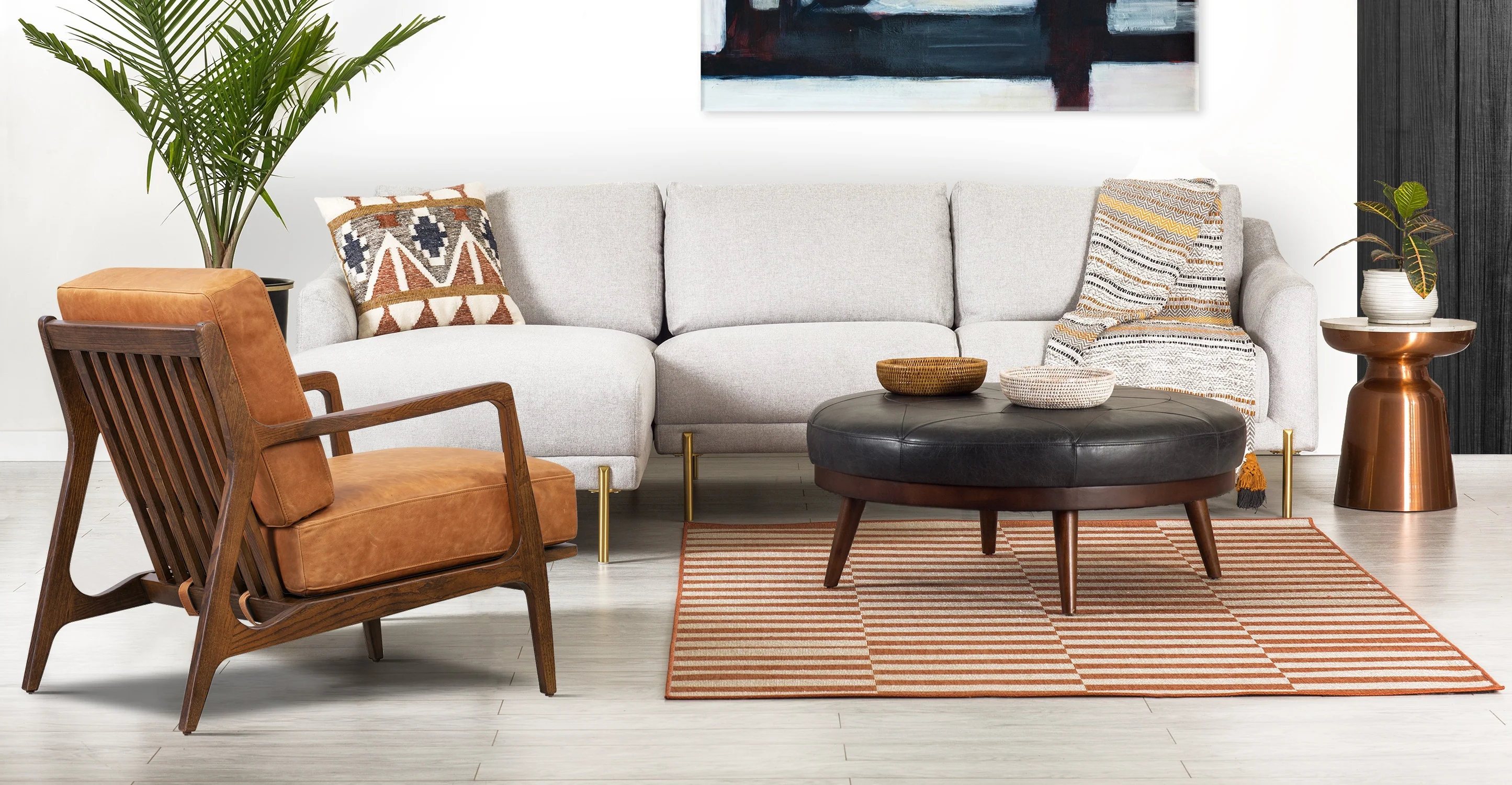 Verity Leather Lounge Chair - Image 6