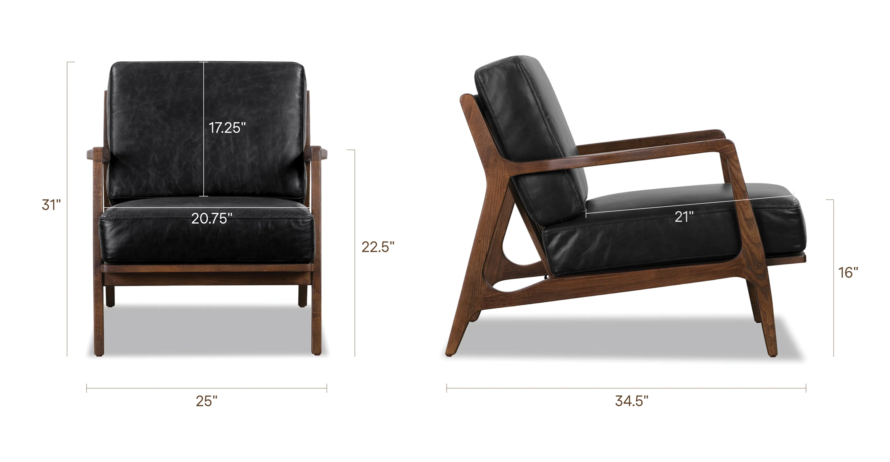 Verity Leather Lounge Chair - Image 61