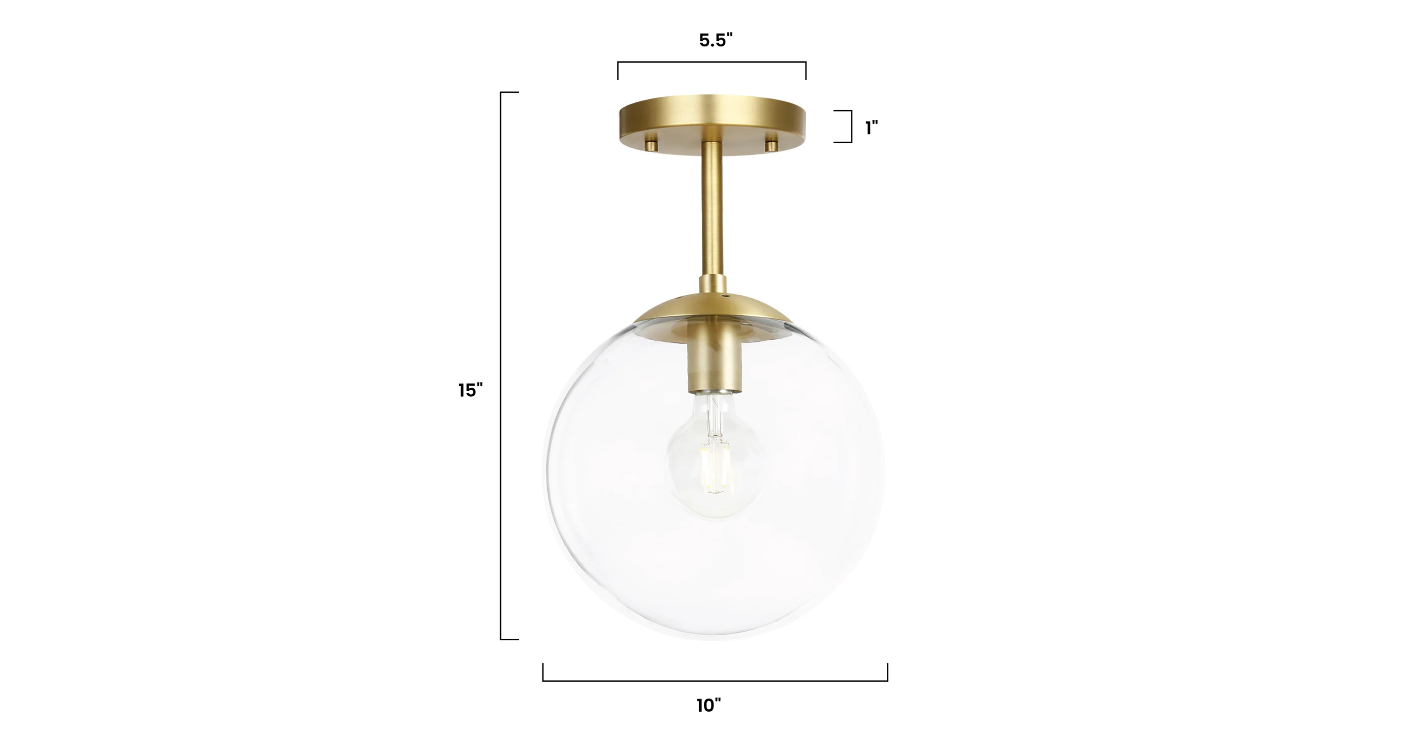 Zeno Globe Ceiling Light - Image 9